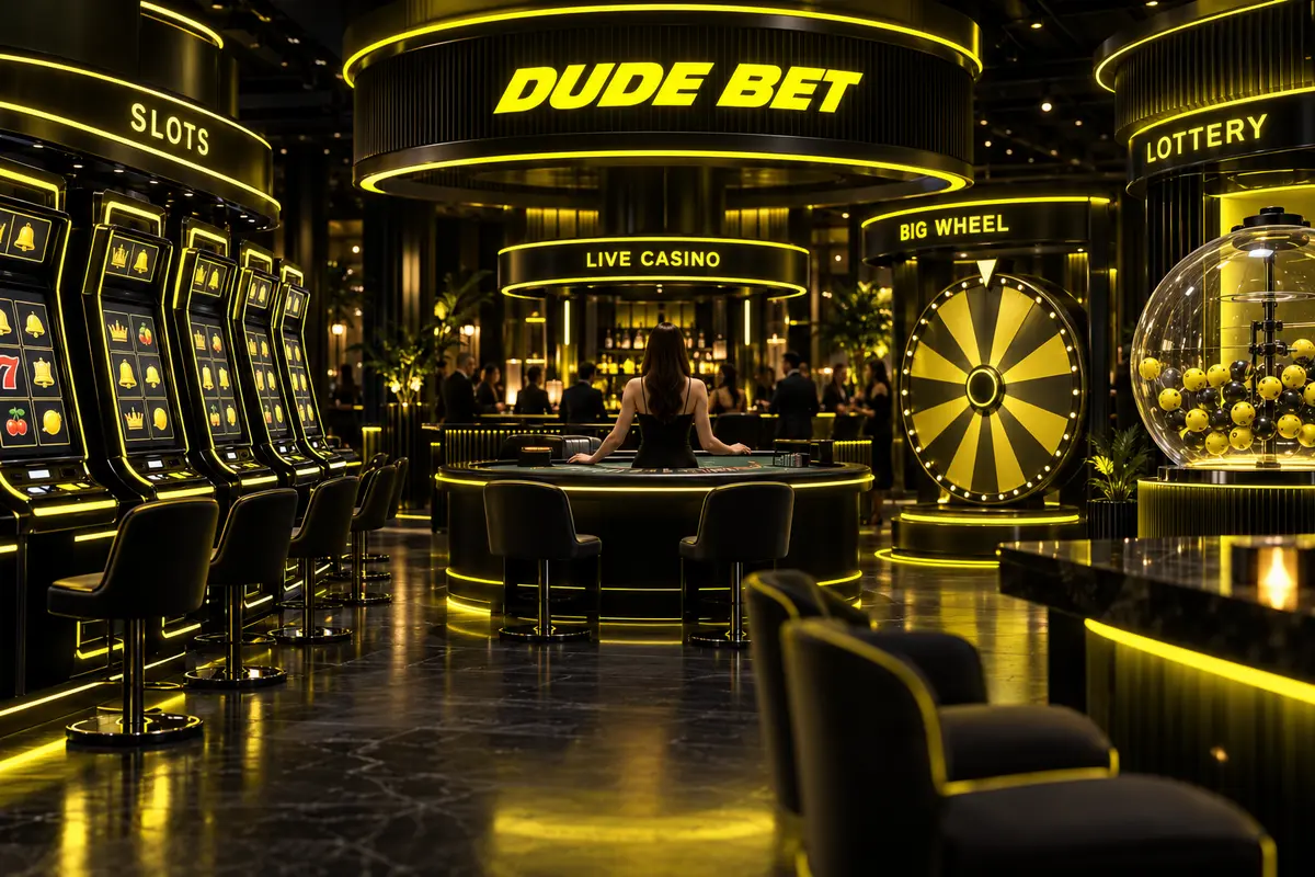 Зал онлайн казино Dude Bet: слоти, live-казино та лотереї