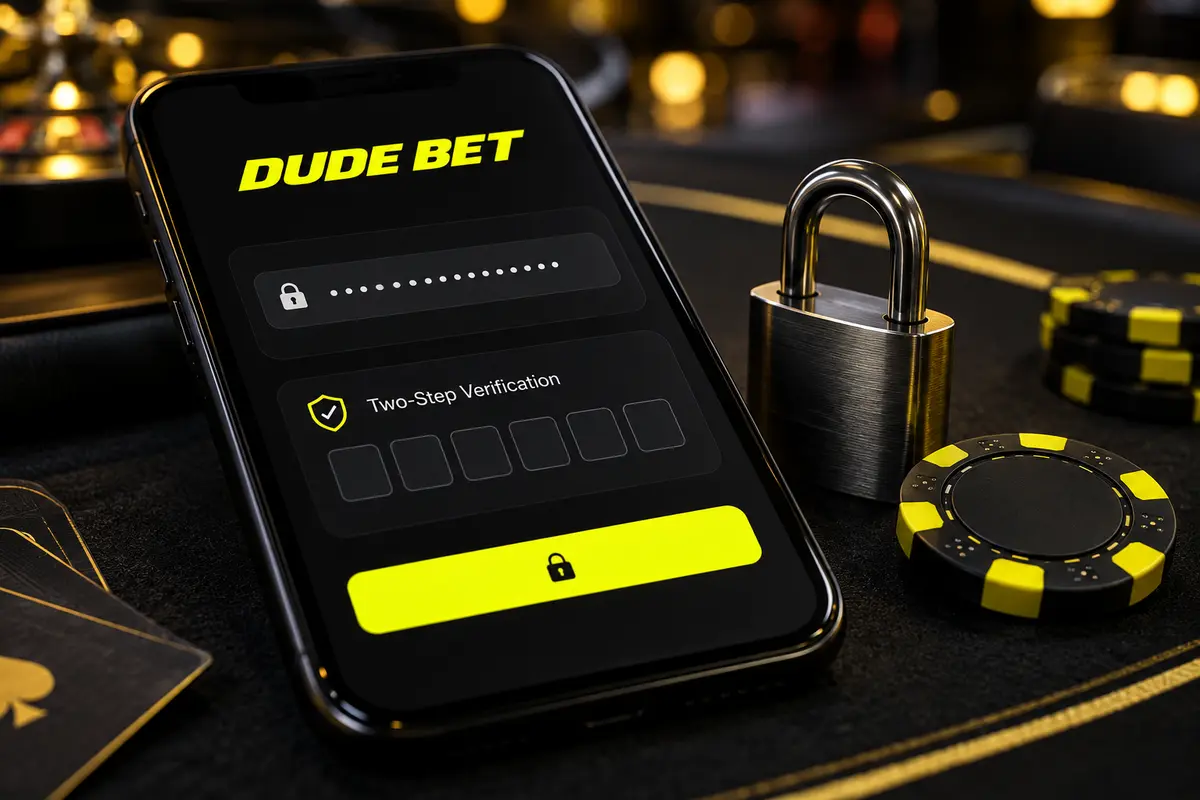 Захист акаунта в онлайн казино Dude Bet